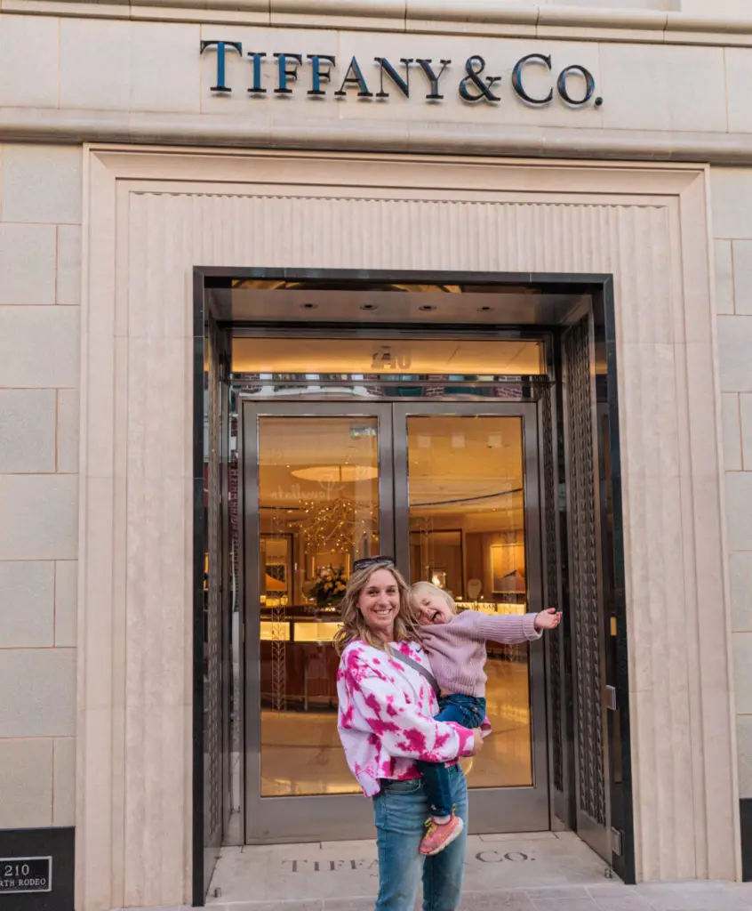 Tiffany & co in Beverly Hills. Beverly Hills With Kids