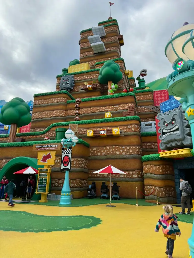 Nintendo's mario world at universal studios.  Universal Studios Hollywood with Kids